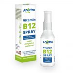 APOrtha® Vitamin B12 Spray B12 I ergiebig mit bis zu 180 Anwendungen I 500 µg Methylcobalamin I B12 vegan I B 12 Vitamin Mundspray mit B12 hochdosiert